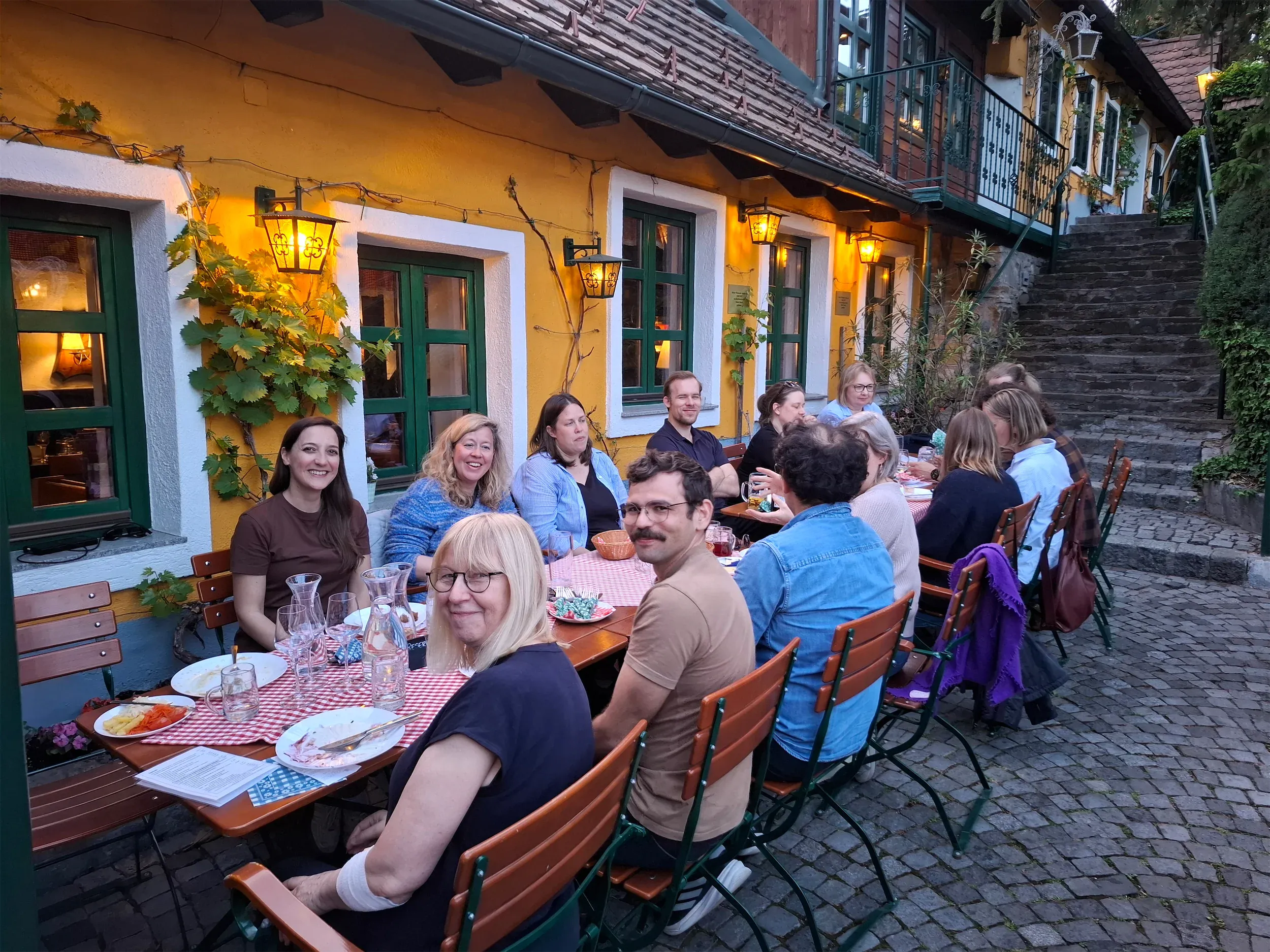 Consortium members during the evening of the BIOGAIN kick-off in Vienna.
