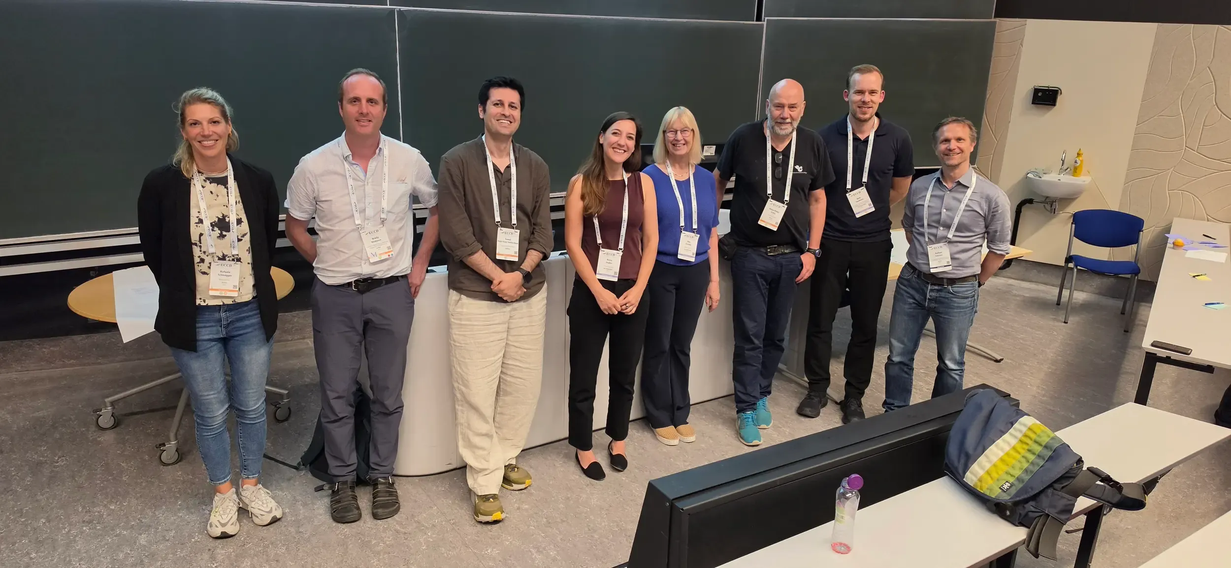 The BIOGAIN roundtable team gathered at ECCB 2026.